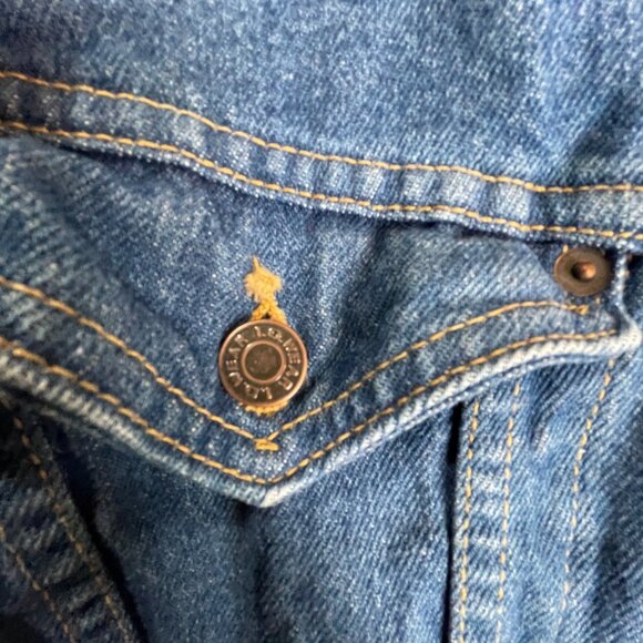 International Denim Men's Jacket With Removable Flannel Lining Size S - Picture 3 of 8